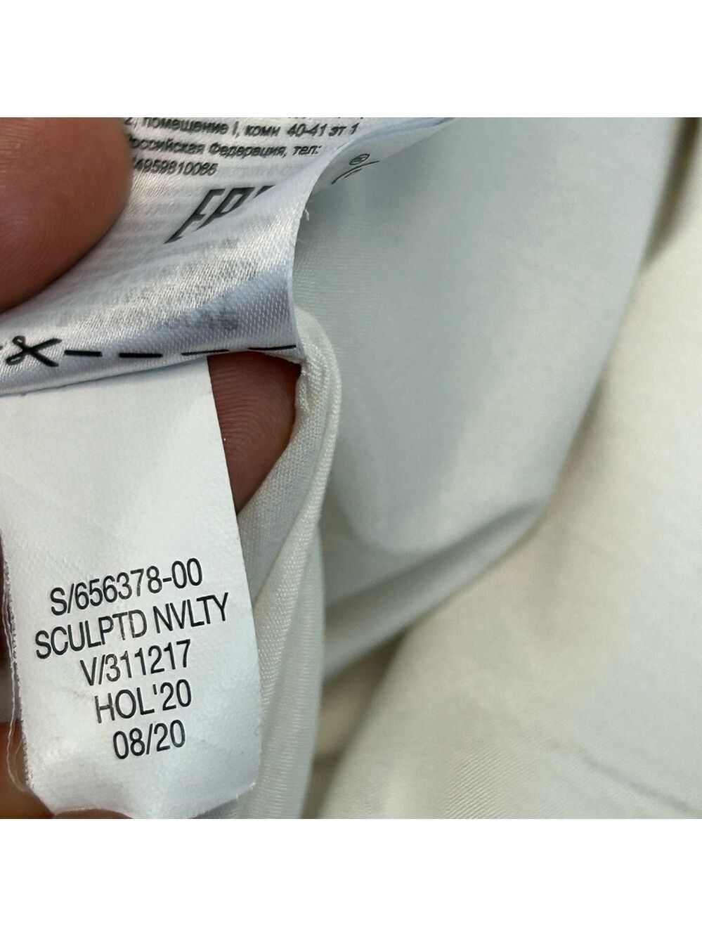 Banana republic white tailored single breasted blazer Sz 6 professional business - Picture 9 of 12